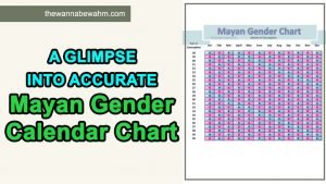 A Glimpse into Accurate Mayan Gender Calendar Chart