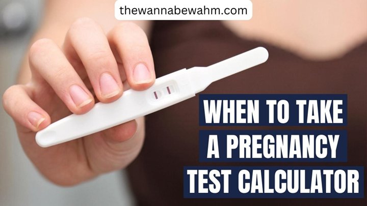 taking a pregnancy test calculator